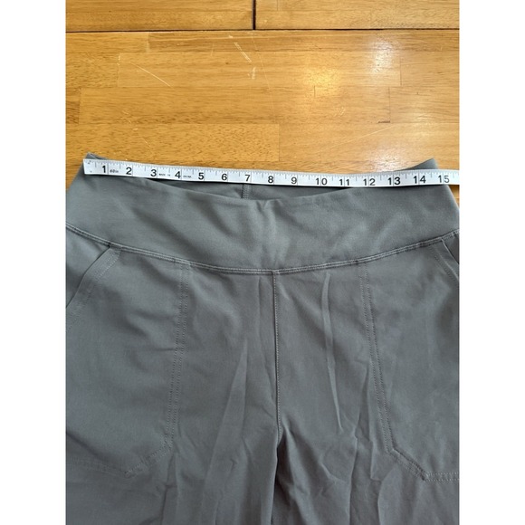 Patagonia Happy Hike Studio Pants Women Sz M Jogger Pull On Elastic Waist Gray - Picture 7 of 9